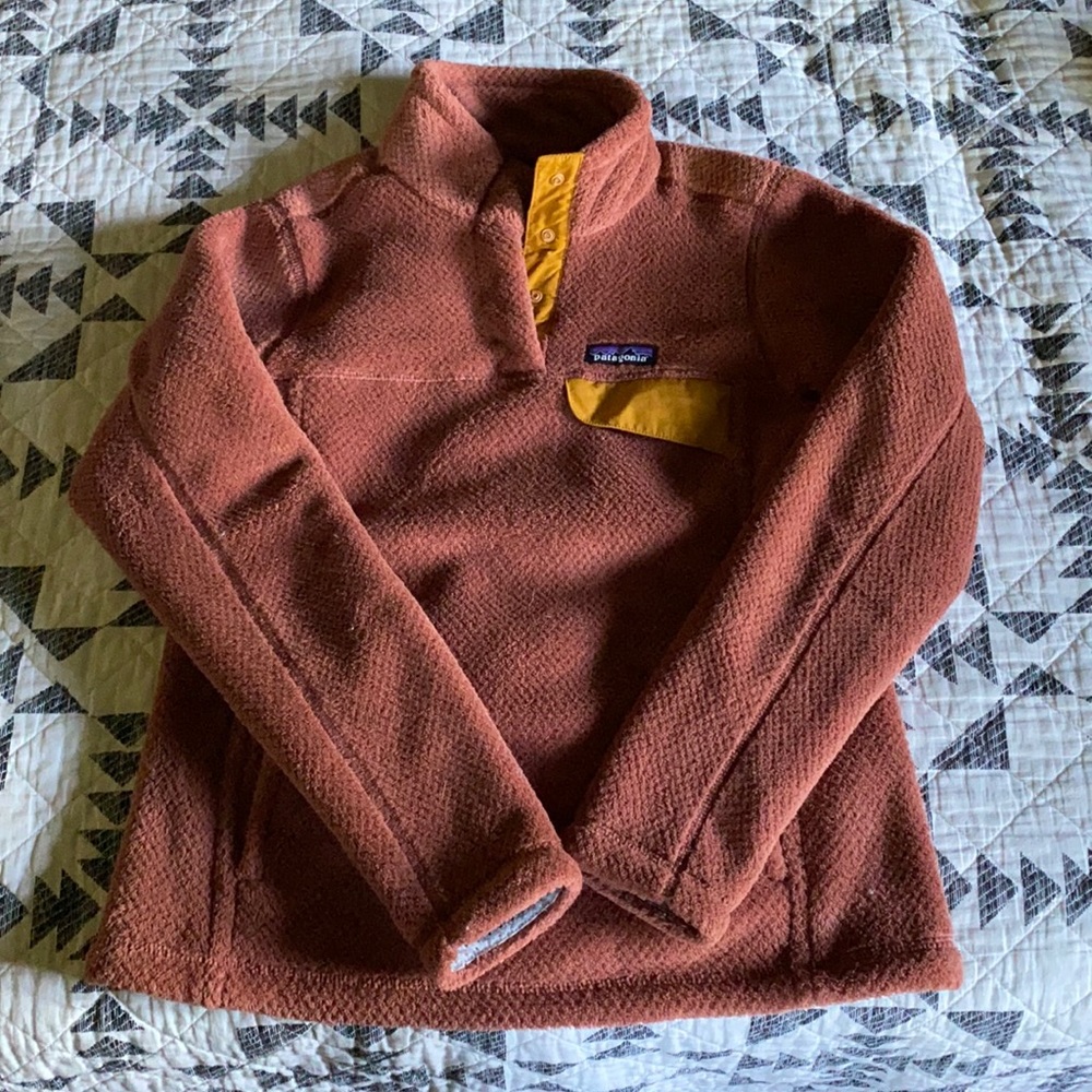Patagonia re-tool snap fleece pullover